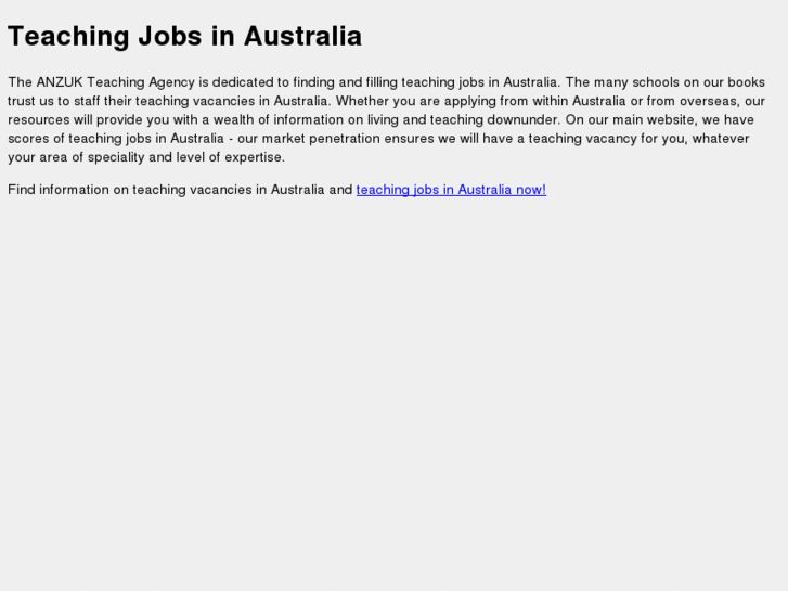 www.teachingjobsinaustralia.com