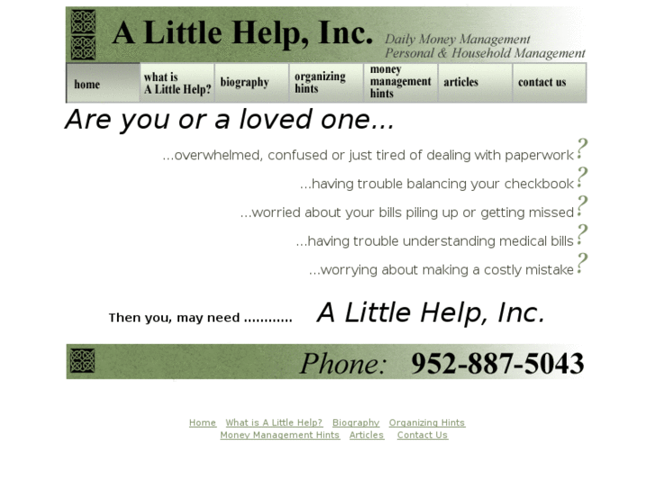 www.alittlehelpinc.com