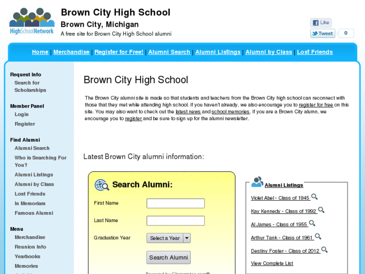 www.browncityhighschool.com