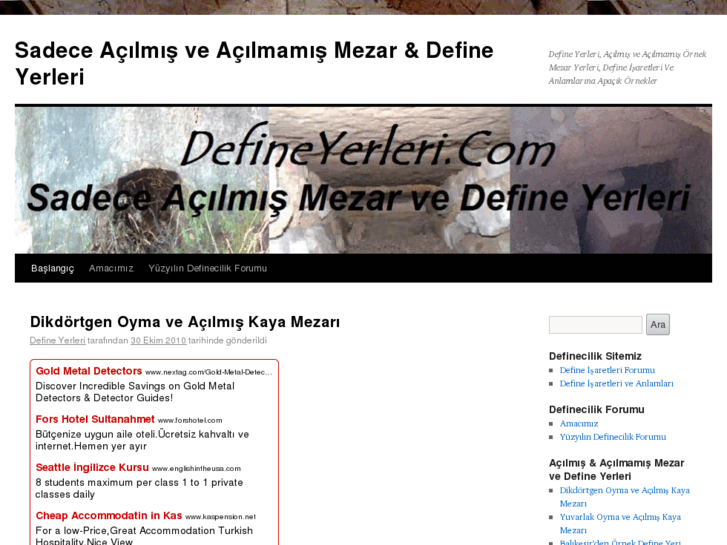 www.defineyerleri.com