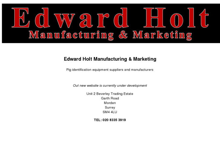 www.edwardholtmanufacturing.com