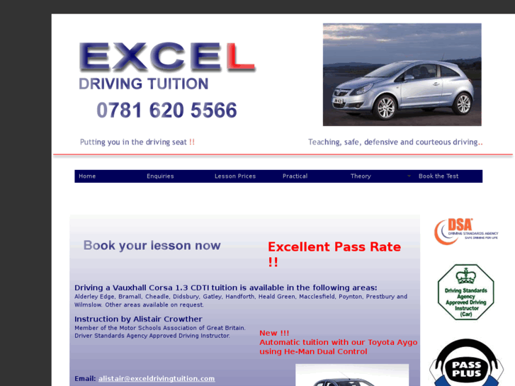 www.exceldrivingtuition.com