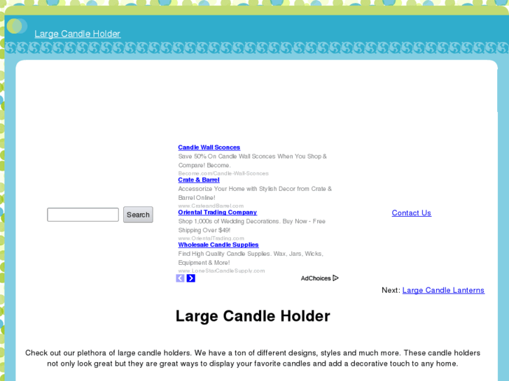 www.largecandleholder.com