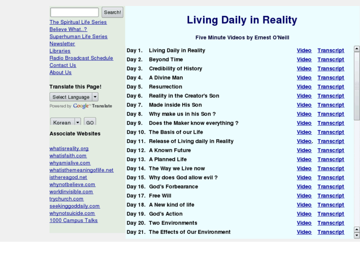 www.livingdailyinreality.com