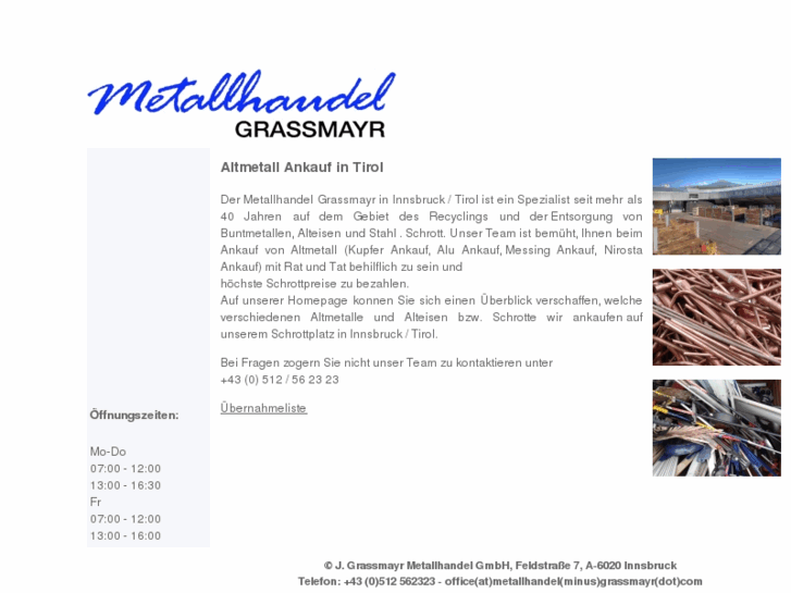 www.metallhandel-grassmayr.com