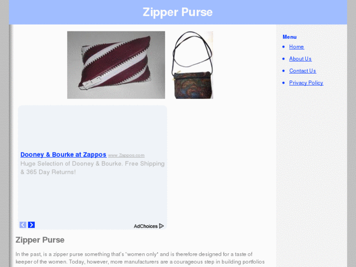 www.zipperpurse.net