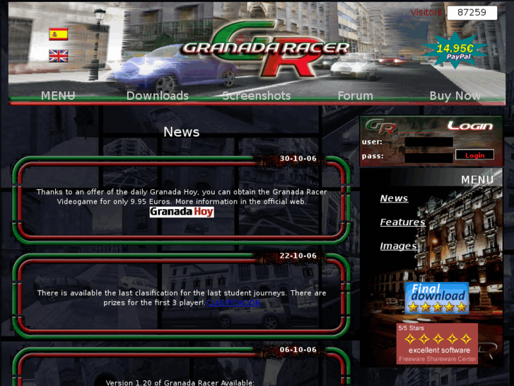 www.granadaracer.com