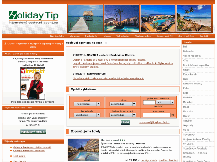 www.holidaytip.cz