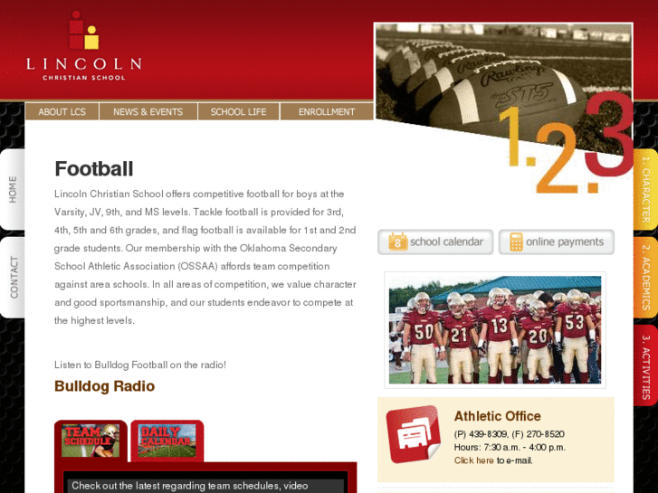 www.lincolnchristianfootball.com