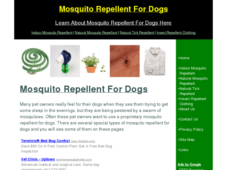 www.mosquitorepellentfordogs.com