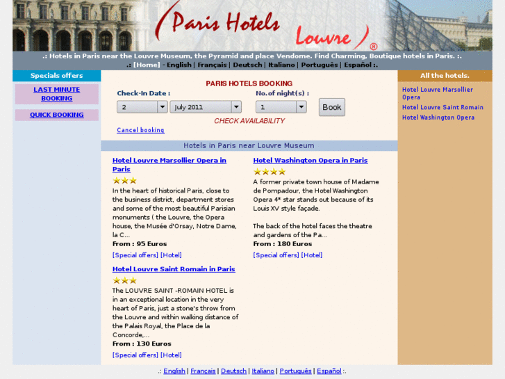 www.parishotelslouvre.net