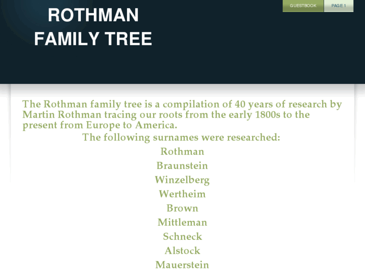 www.rothmanfamilytree.com