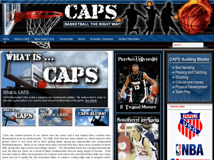 www.capsbasketball.com