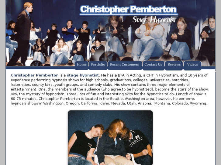 www.christopherthehypnotist.com