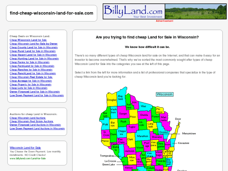 www.find-cheap-wisconsin-land-for-sale.com