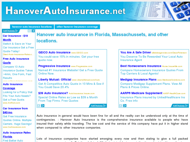 www.hanoverautoinsurance.net