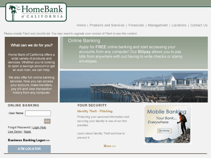 www.homebankofcalifornia.com