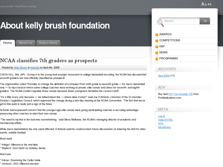 www.kellybrushfoundation.com