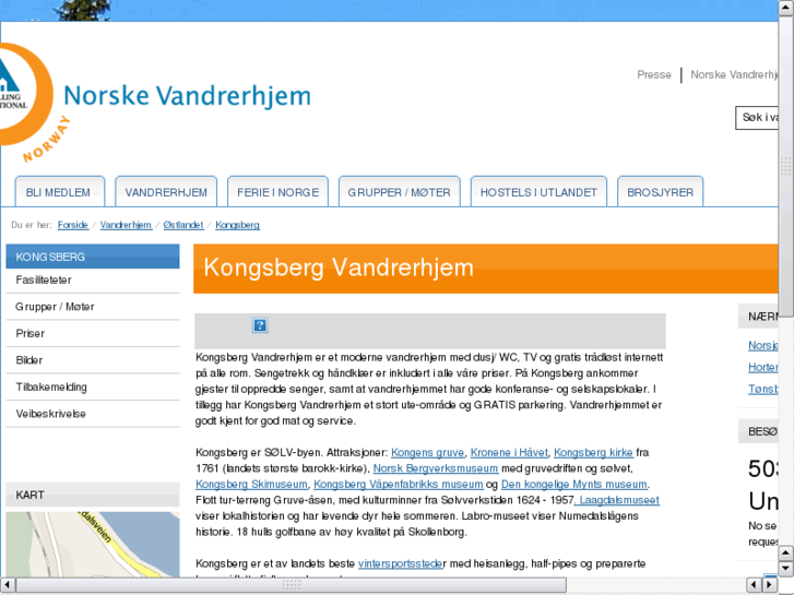 www.kongsberg-vandrerhjem.no