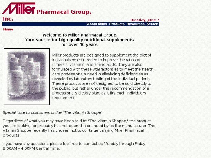 www.millerpharmacal.com