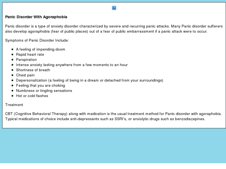 www.panicdisorderagoraphobia.com