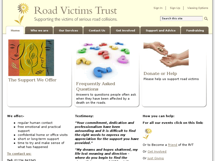 www.roadvictimstrust.org.uk