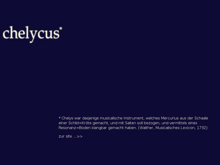 www.chelycus.com