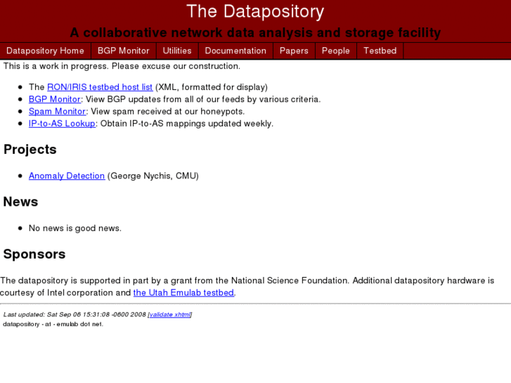 www.datapository.net