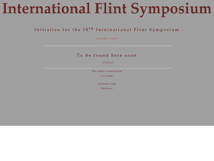 www.flintsymposium.org