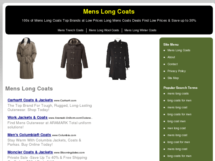 www.menslongcoats.org