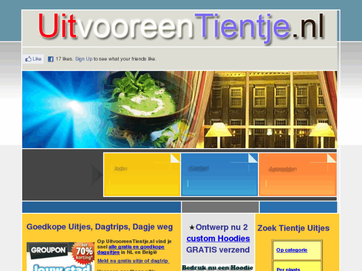 www.uitvooreentientje.nl