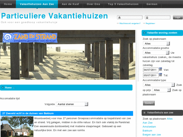 www.vakantiehuisdekust.com