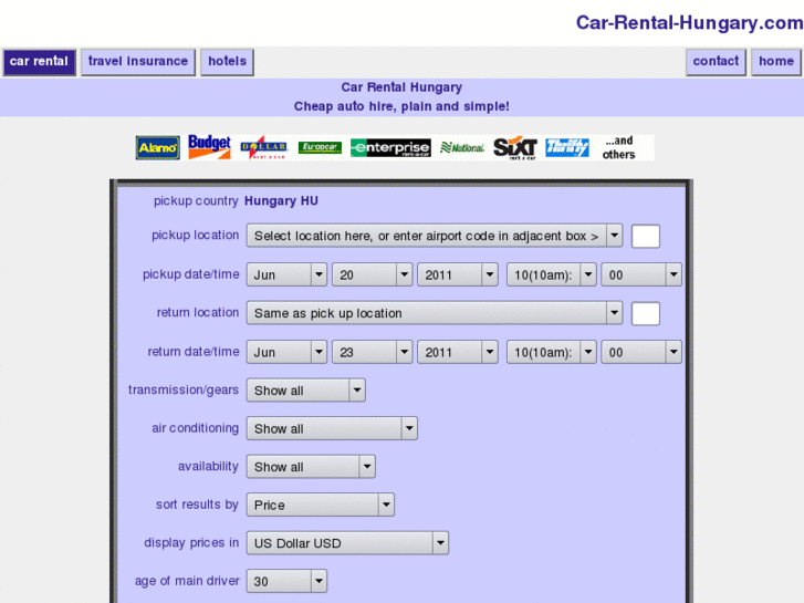 www.car-rental-hungary.com