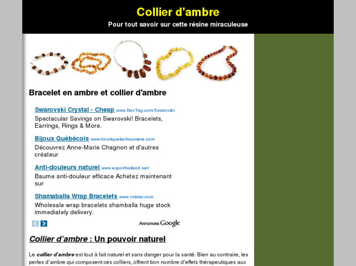 www.collierdambre.net