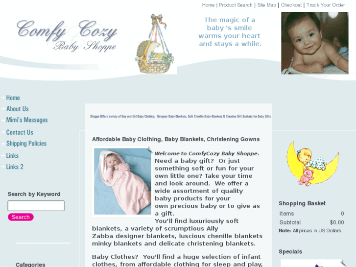 www.comfycozybabyshoppe.com