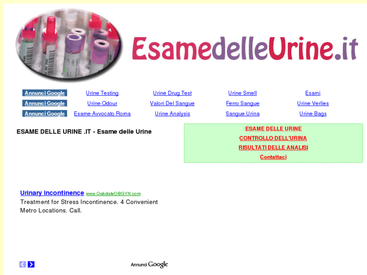 www.esamedelleurine.it