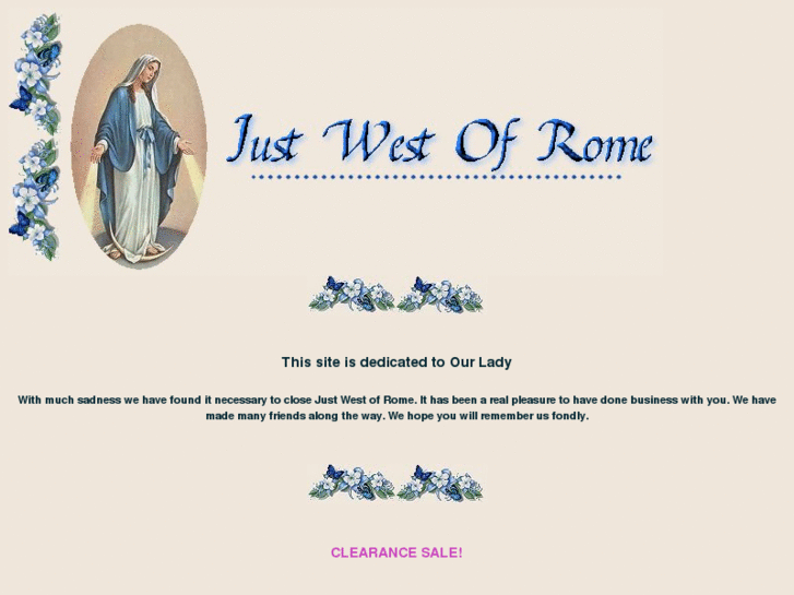 www.justwestofrome.com