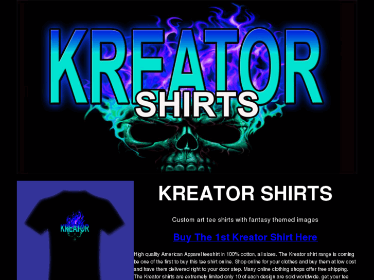 www.kreatorshirts.com