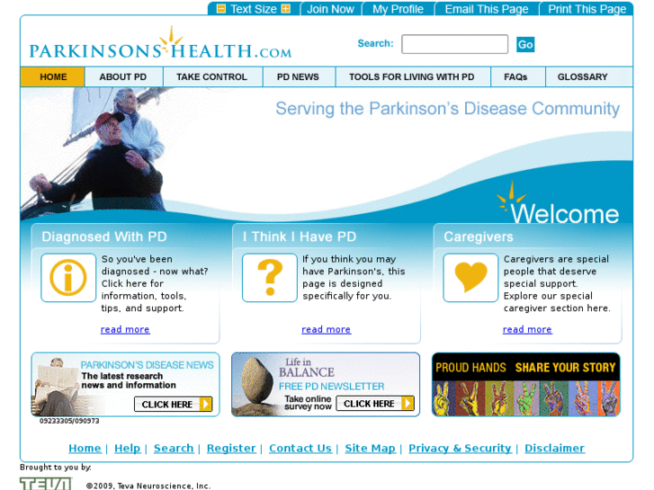 www.parkinsonshealth.com