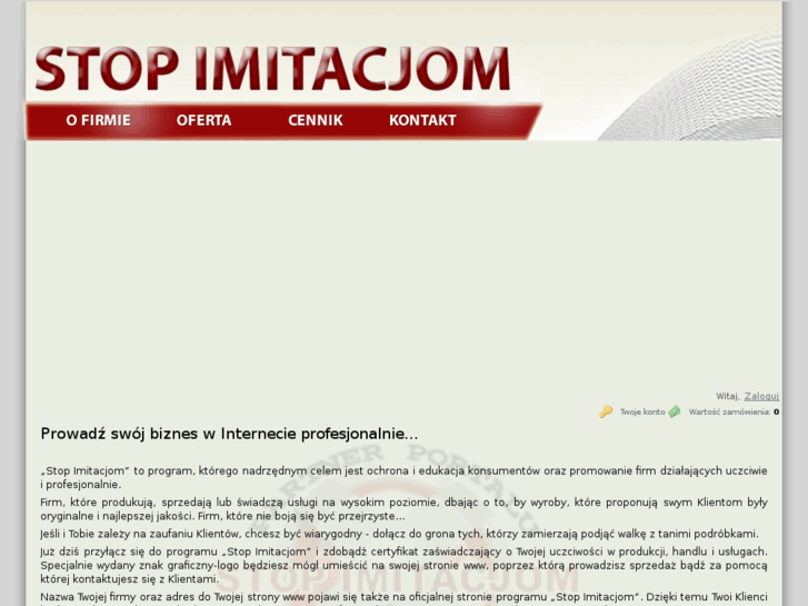 www.stopimitacjom.pl