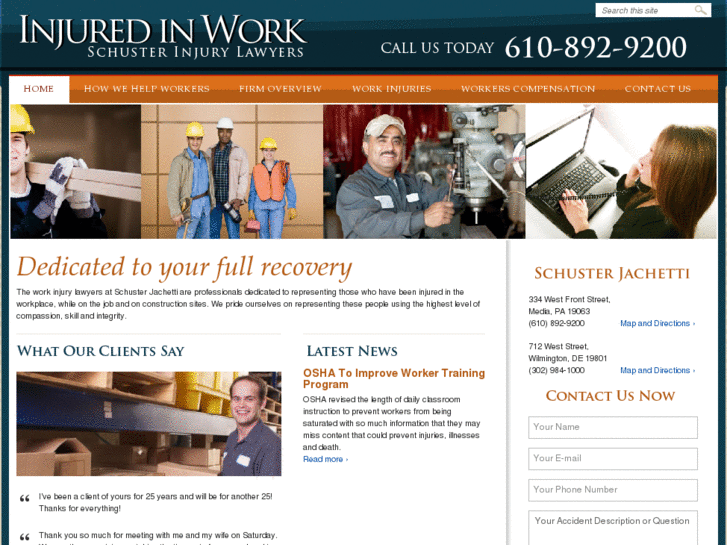 www.injuredinwork.com