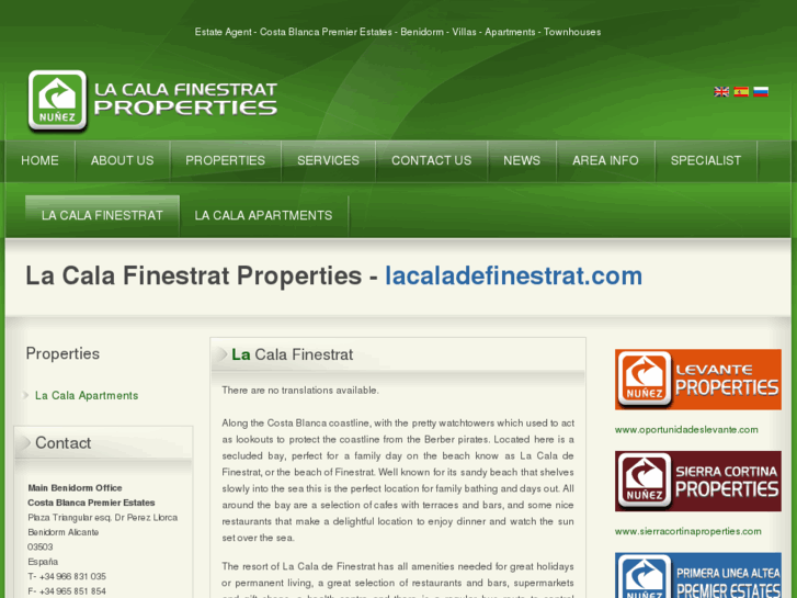 www.lacaladefinestrat.com