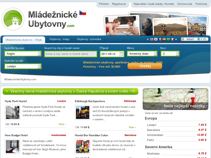 www.mladeznickeubytovny.com