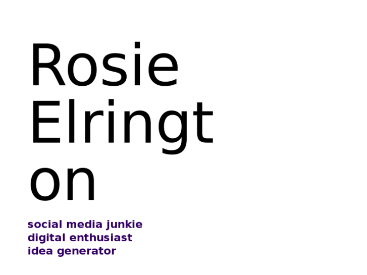 www.rosieelrington.com