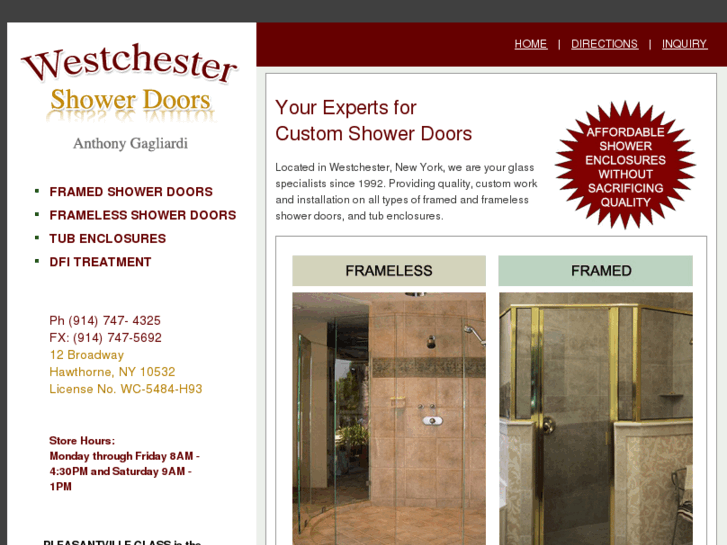 www.westchestershowerdoors.com