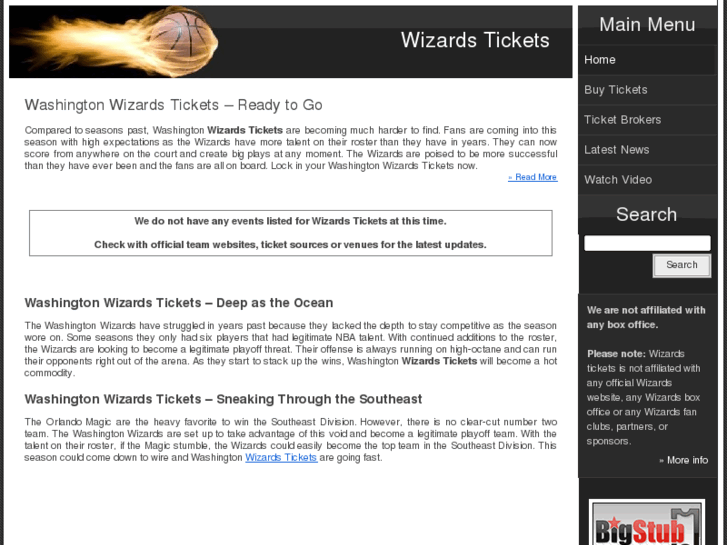 www.wizardstickets.org