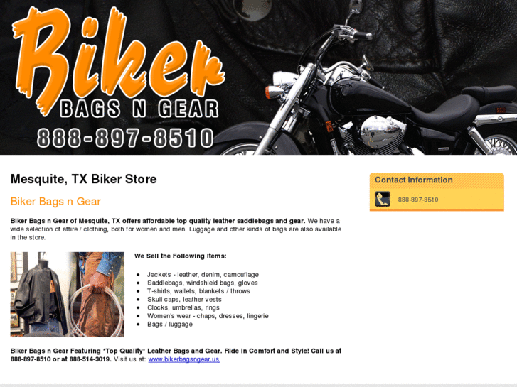 www.bikerbagsngear.net