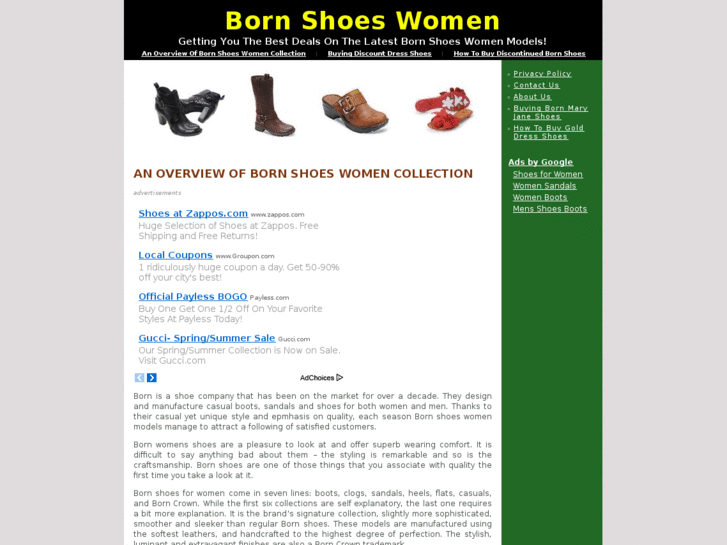 www.bornshoeswomen.com