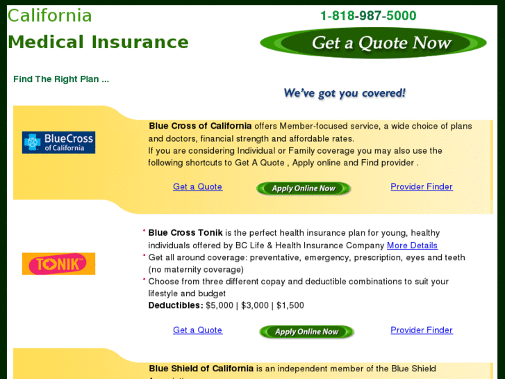 www.californiamedicalinsurance.info