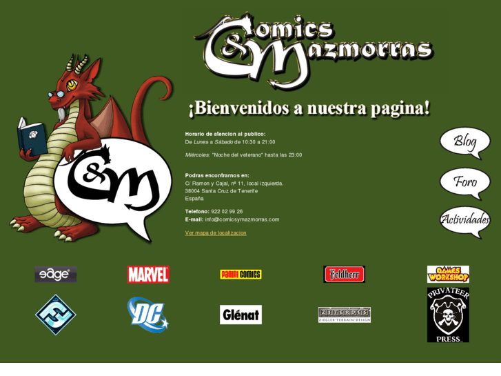 www.comicsymazmorras.com